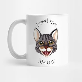 Feed Me Meow Mug